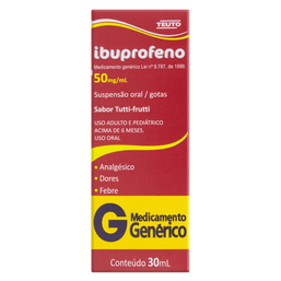 IBUPROFENO GTS 50MG/ML 30ML - TEU (G)