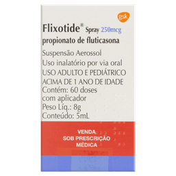 FLIXOTIDE SPRAY 250MG 60 DOSES  - PBM