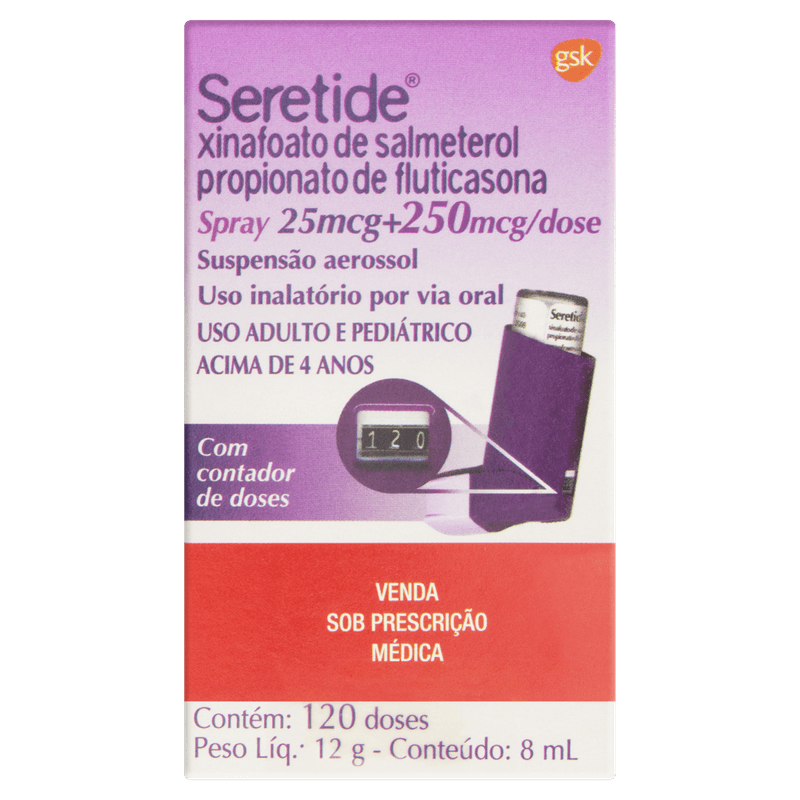 SERETIDE 25/250MCG SPRAY 120 DOSES $ - PBM