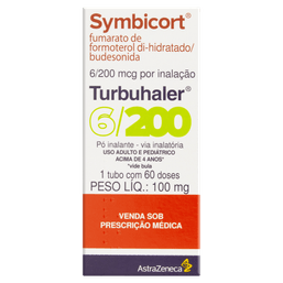SYMBICORT TURB 6/200MCG 60 DOSES - PBM