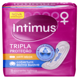 Intimus Absor Normal C Suave S/Abas C/8