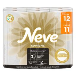 PAPEL HIG NEVE SUPREME FOLHA TRIPLA 20M LV12 PG11 (D)
