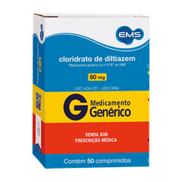 Clo Diltiazem 60Mg 50 Cprs - Ems (G)