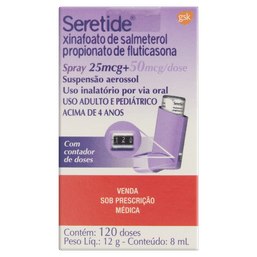 SERETIDE 25/50MCG SPRAY 120 DOSES - PBM
