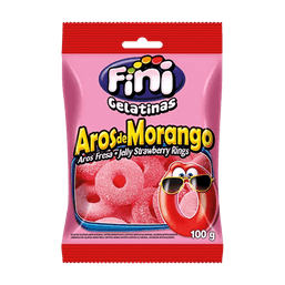 FINI BALAS AROS DE MORANGOS 100G