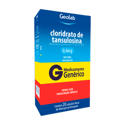 Clo Tansulosina 0,4Mg 20 Caps - Geo (G)
