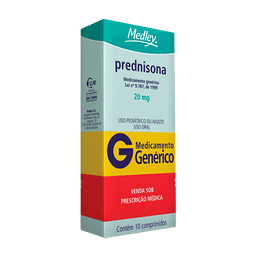 Prednisona 20Mg 10Cprs - Med (G)