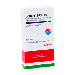 Concor Hct 10/25Mg 30Cprs