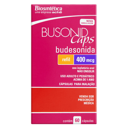 BUSONID 400MCG REFIL 60 CAPS