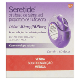 SERETIDE 50/500MCG DISKUS 60 DOSES - PBM