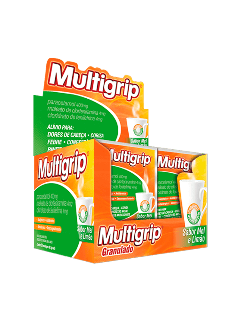 Multigrip Sabor Limão e Mel Multilab Sachê 5g - Drogarias Pacheco