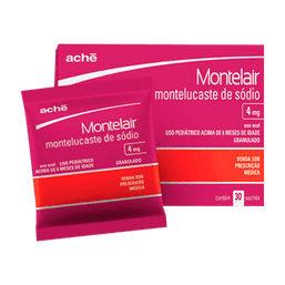 Montelucaste Sodico 4Mg 30 Saches - Bio (G) @