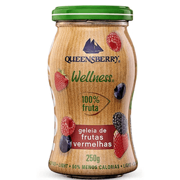 QUEENSBERRY GELEIA DE FRUT VERM 100%FRUIT 250G