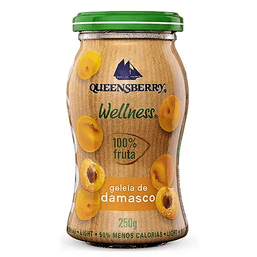 QUEENSBERRY GELEIA DAMASCO 100%FRUIT 250G