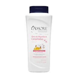 LAMORE OLEO DE ALGODAO E CERAMIDAS HIDRAT 400ML