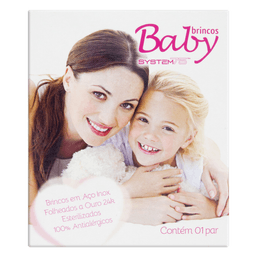 BRINCO STUDEX BABY DAISY CRISTAL