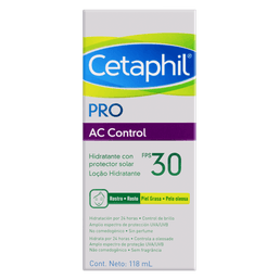 Loc Facial Cetaphil Hidrat Pro Ac Dermacontrol Fps30 118Ml
