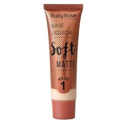 Base Ruby Rose Liq Soft- Matte Nude Hb 8050-1 @