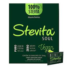 Adoçante Stevita Soul Vegan Stevia C/50 Env @
