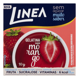 GELATINA LINEA MORANGO 10G