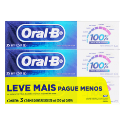 CR DENTAL ORAL B  100% 50G C/3 @