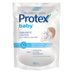 Protex Baby Protetor Delicada Sabonete Líquido Refil 180Ml