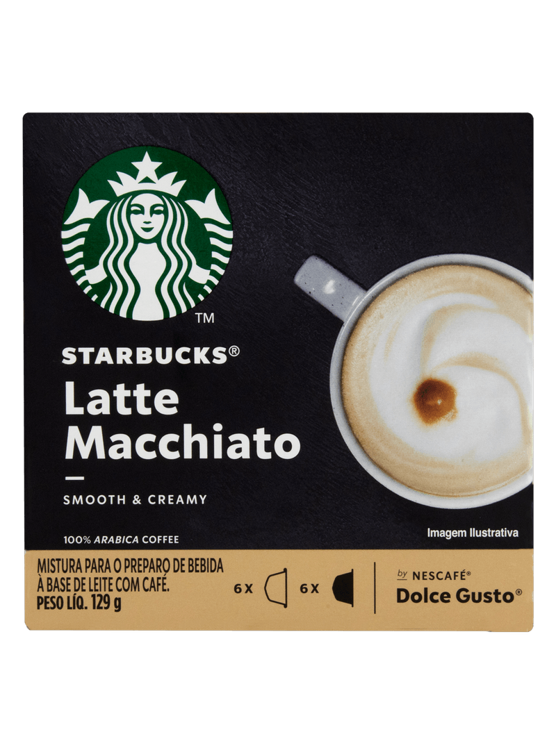 Starbucks Dolce Gusto Latte Macchiato 12 Cap 129g