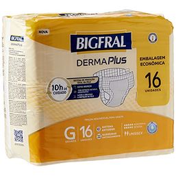 Bigfral Fralda Adulto Derma Plus Econ G 16 Fr