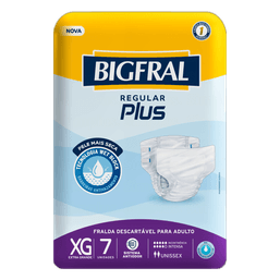 Bigfral Fralda Adulto Reg Plus Xg 7 Fr