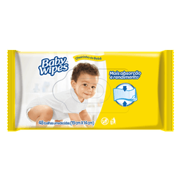TOALHA UMED BABY WIPES TOQUE SUAVE 48 UNDS