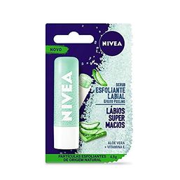 Hidrat Labial Nivea Lip Care Scrub Aloe Vera 4,8G @