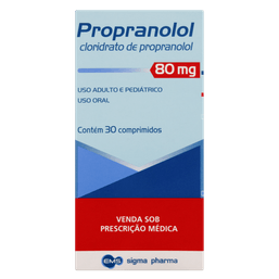 Propranolol 80Mg 30Cprs