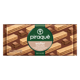 BISCOITO PIRAQUE WAFERS CHOCOLATE 160G
