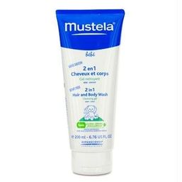 MUSTELA BEBE 2 EM 1 CABELO E CORPO GEL 200ML