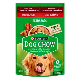 DOG CHOW CARNE AO MOLHO 100G