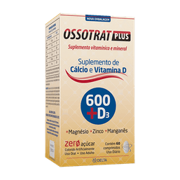 OSSOTRAT PLUS 600MG + D  60 CPRS  -DEL