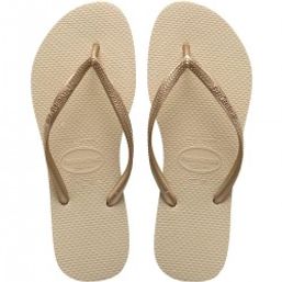 HAVAIANAS SLIM AREIA/DOUR CLARO 39/40