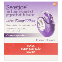 SERETIDE 50/100MCG DISKUS 60 DOSES - PBM