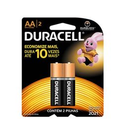 DURACELL PEQUENA AA PILHA C/2