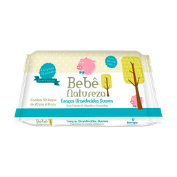 LENCOS UMED BEBE NATUREZA AZUL C/ 50 @