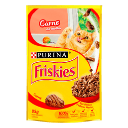 FRISKIES FILHOTES CARNE AO MOLHO 85G