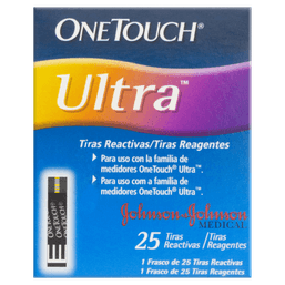 ONE TOUCH ULTRA REAGENTES 25 TIRAS