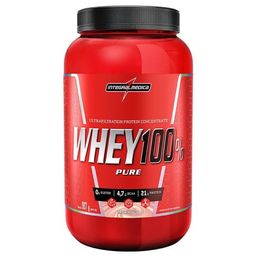 Super Whey 100% Pure Morango Integralmédica 907g
