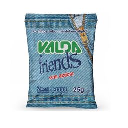 Pastilha Valda Sache Friends 25G