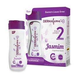 Dermafeme Kit Sabonete Intimo C/2 Jasmim 200Ml  D