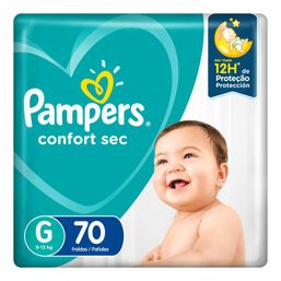 Fralda Pampers Confort Sec Giga G C/70 D