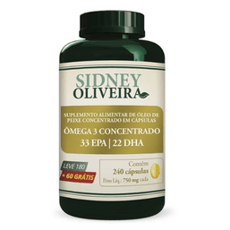 Sidney Oliveira Omega 3 Concentrado Lv 180+60 Gratis