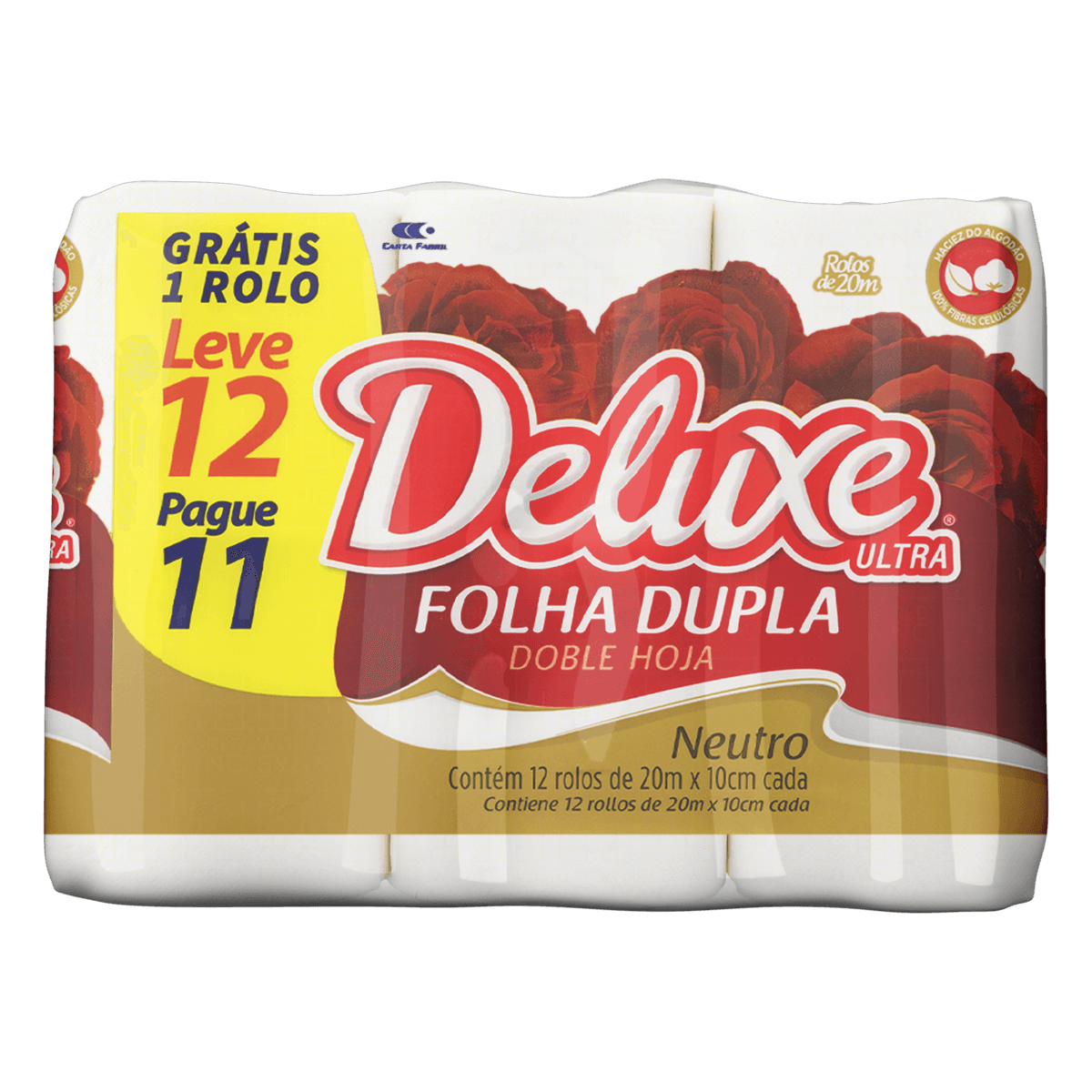 Papel Hig Deluxe Ultra Folha Dupla 20m Lv12 Pg11