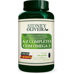 Sidney Oliveira A-Z Completo + Omega 3  L180+60 Gratis