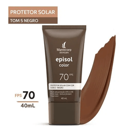 Prot Solar Episol Color Tom 5 Negro Fps70 40Ml